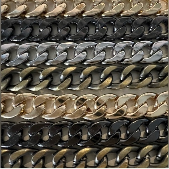 ❗️5/$25❗️Gunmetal Wallet Bag Chain 47inch - Picture 1 of 2